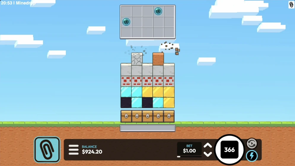 MineDrop gameplay